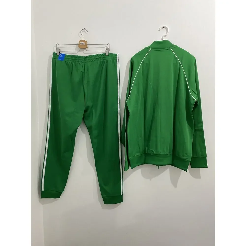 Adidas Originals Classics Superstar Tracksuit Green White Size XL